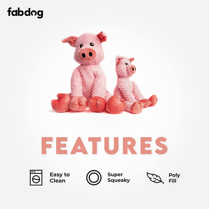 fabdog, inc. Floppy Pig Dog Toys (Small), Large Breeds - Image 3